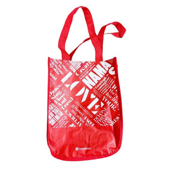Lululemon Bundle of 5 Reusable Shopping Bags Small/Large Snap Closure EUC - Picture 4 of 7
